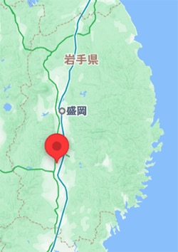 岩手県立中部病院所在地